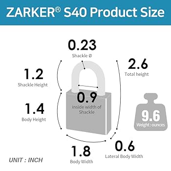 ZARKER ステンレススチール製防錆南京錠、コンテナ倉庫、外部車両 Amazon.co.jp: ZARKER ザーカー ステンレススチール製防錆南京錠